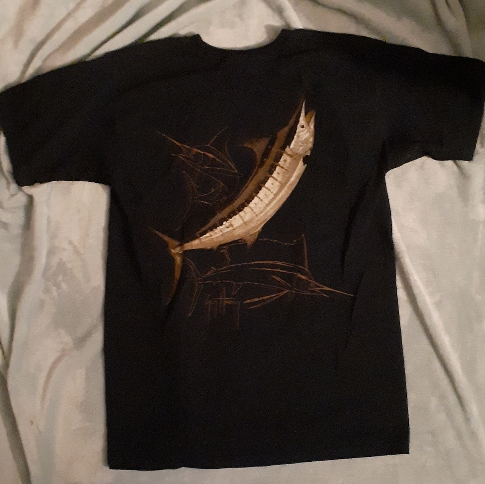 Guy Harvey navy blue tee size small